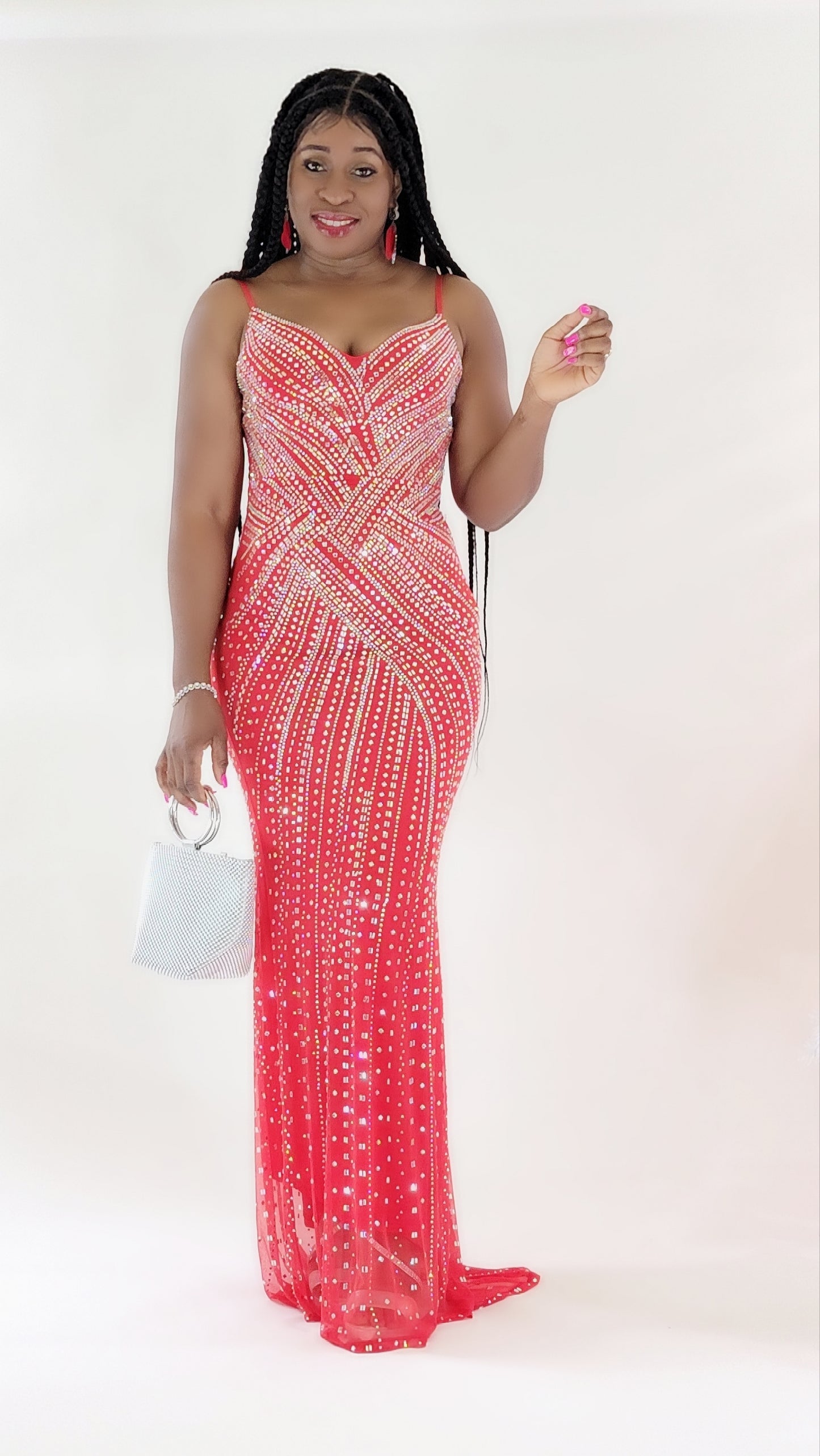 Evelyn Rhinestones Dress