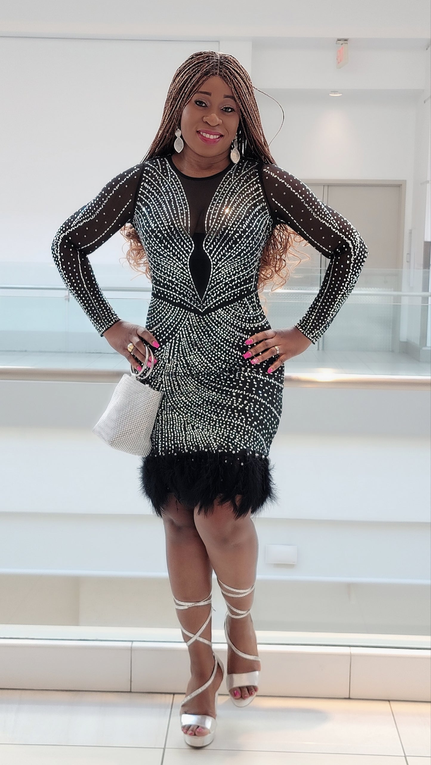 Vera Rhinestones Dress