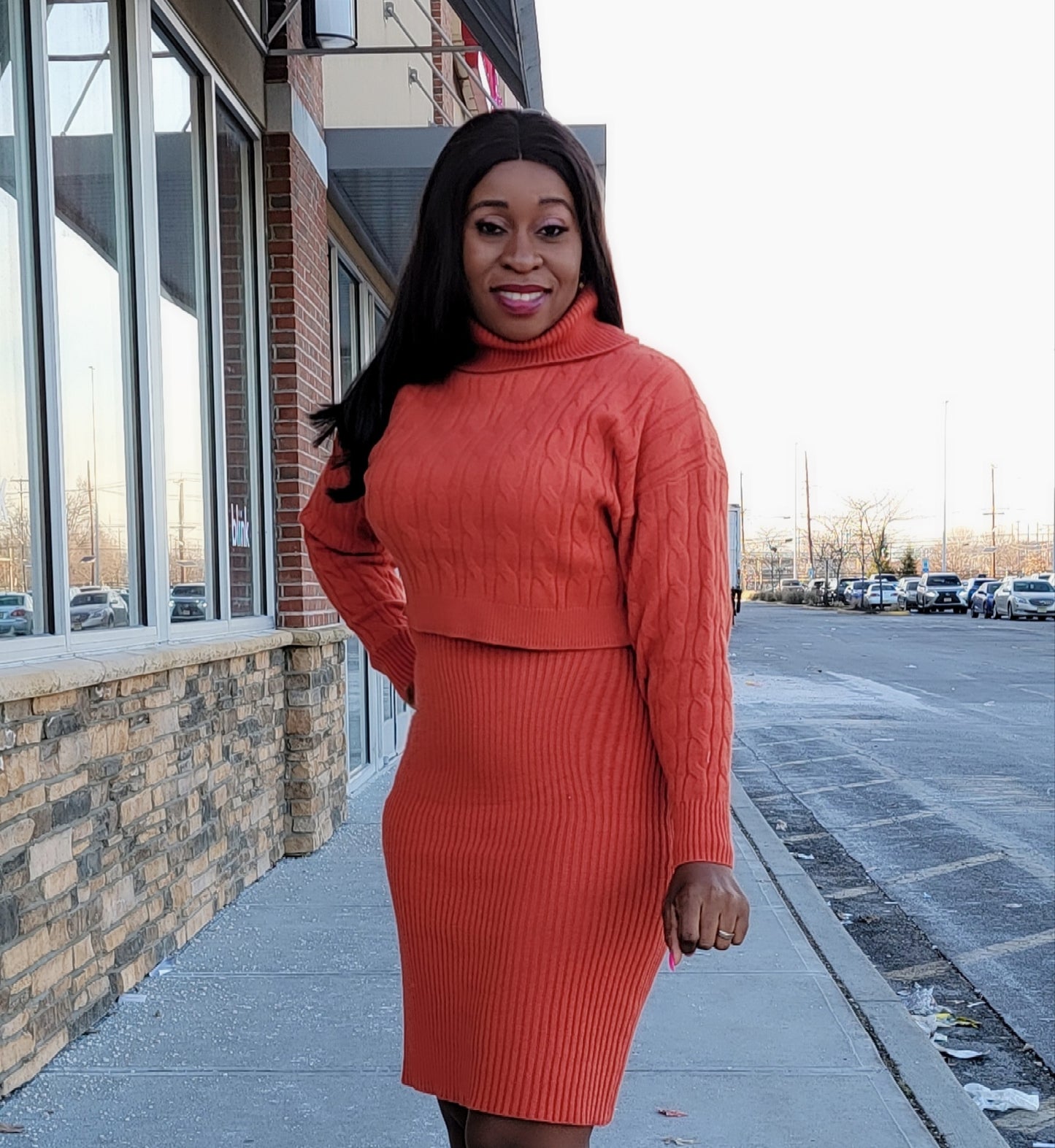 Sassy Babe Sweater Dress Set