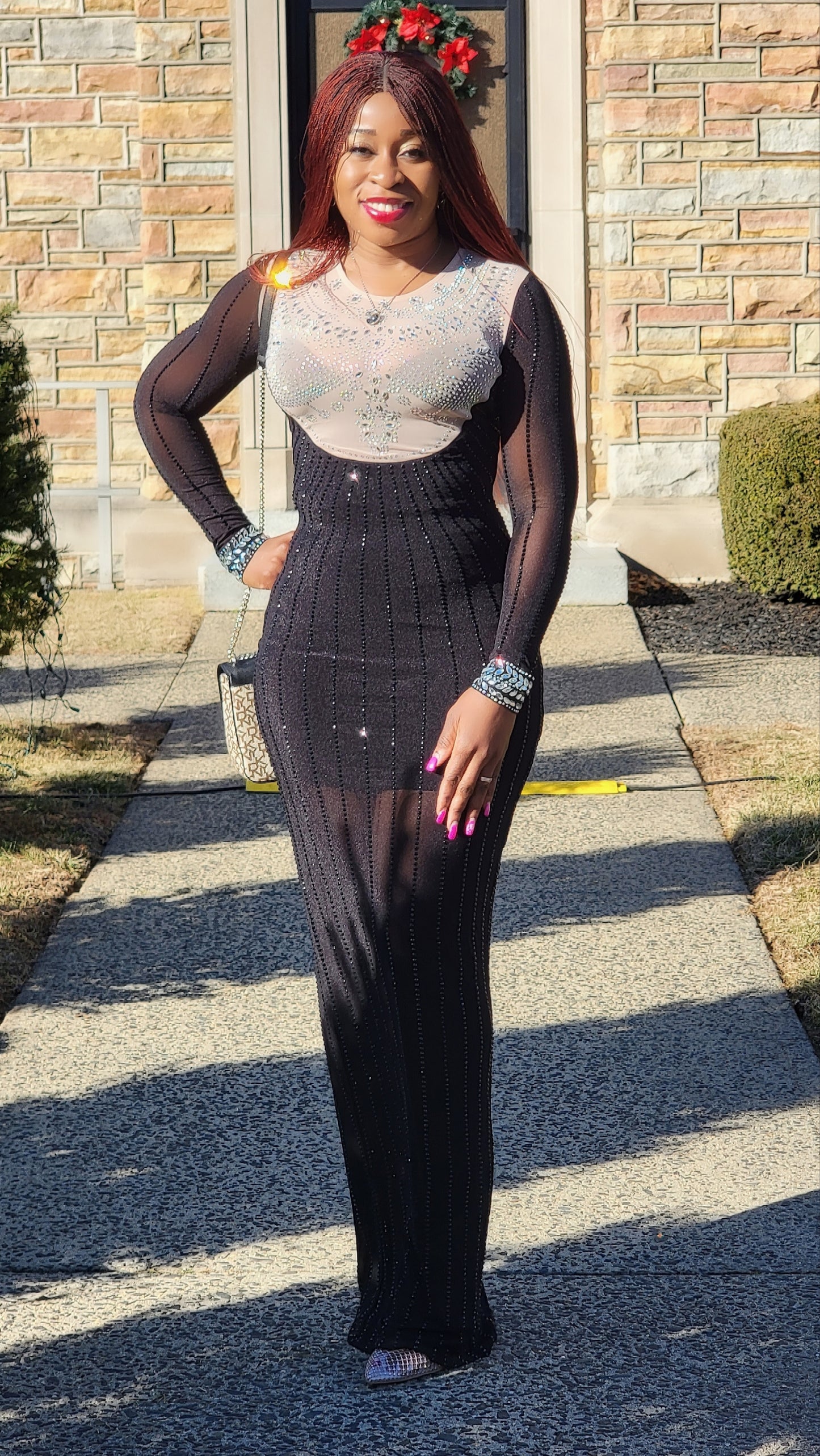 Luxury Cutie Rhinestones Dress