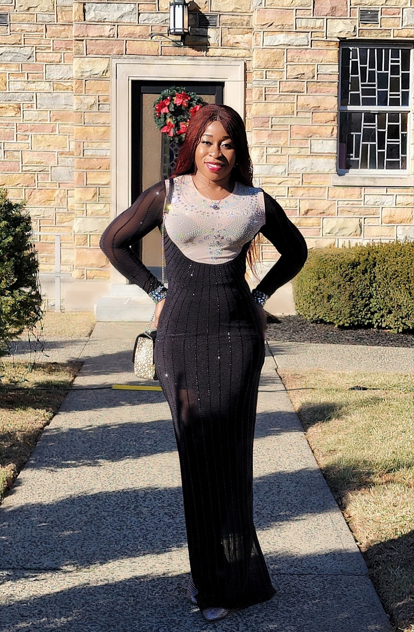 Luxury Cutie Rhinestones Dress