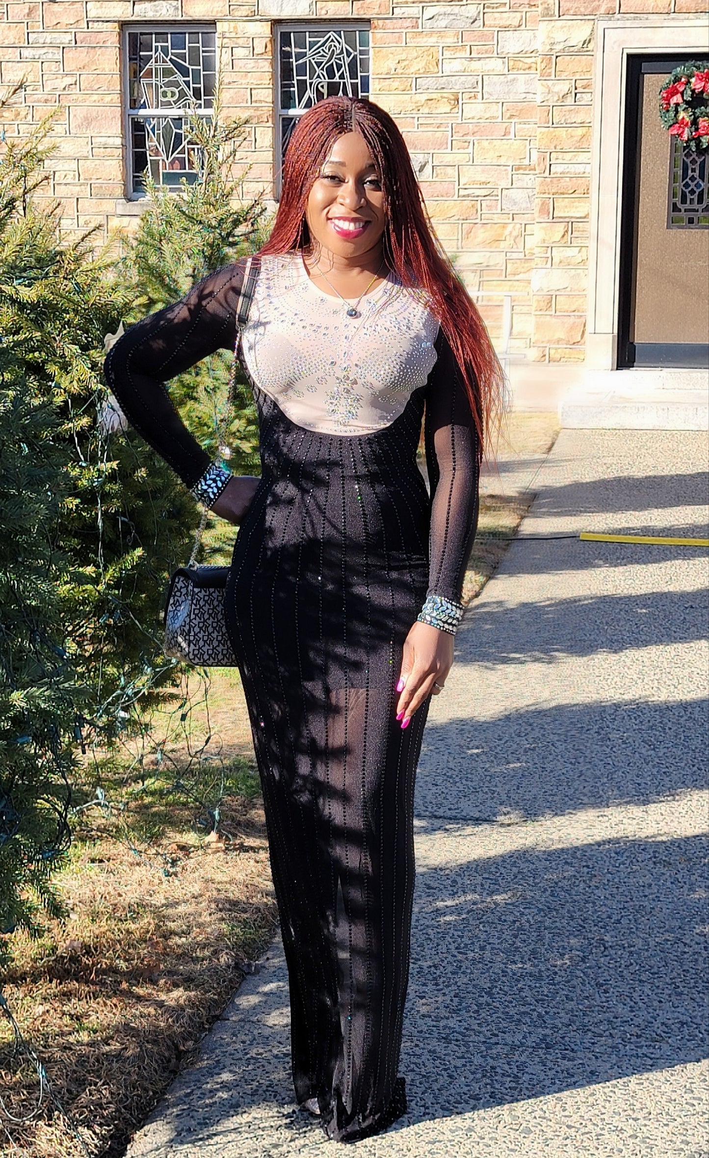 Luxury Cutie Rhinestones Dress