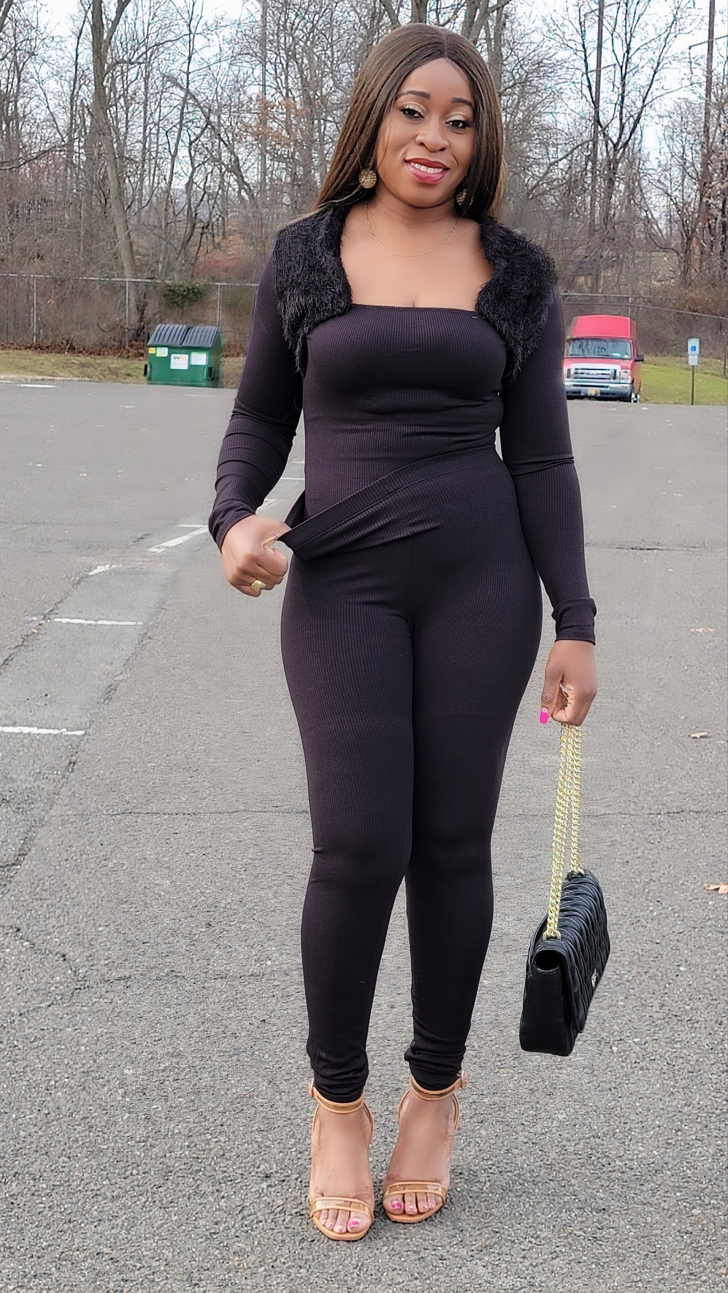 Galaxy Chic 2 Piece Set (Black)