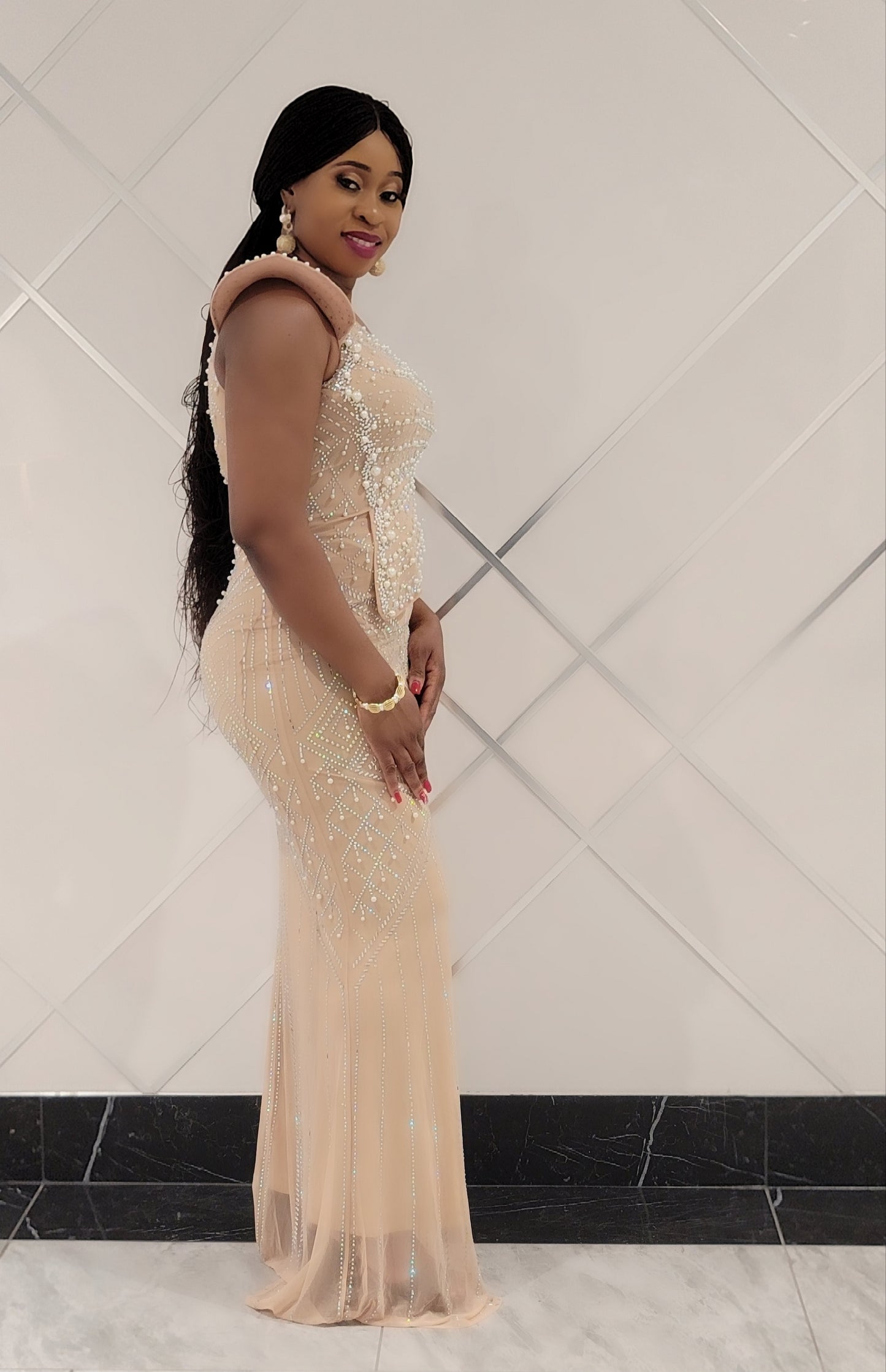 Sweetest Lady Rhinestones Dress