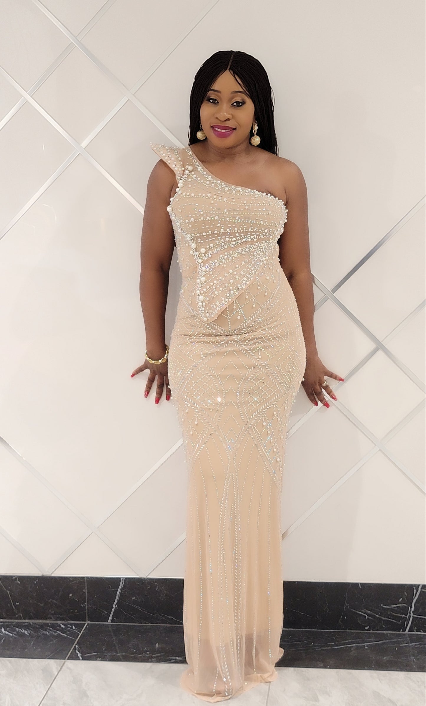 Sweetest Lady Rhinestones Dress