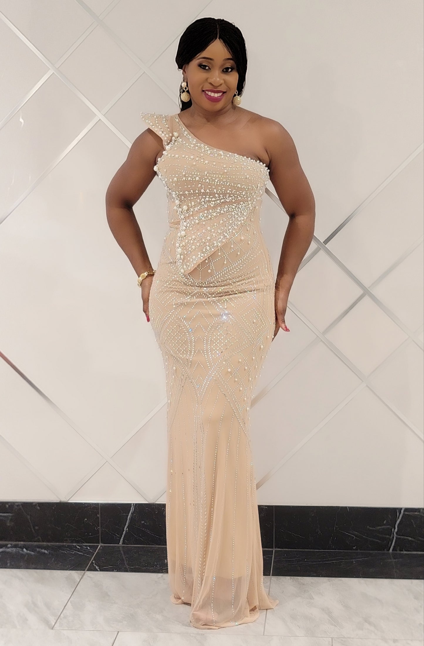 Sweetest Lady Rhinestones Dress