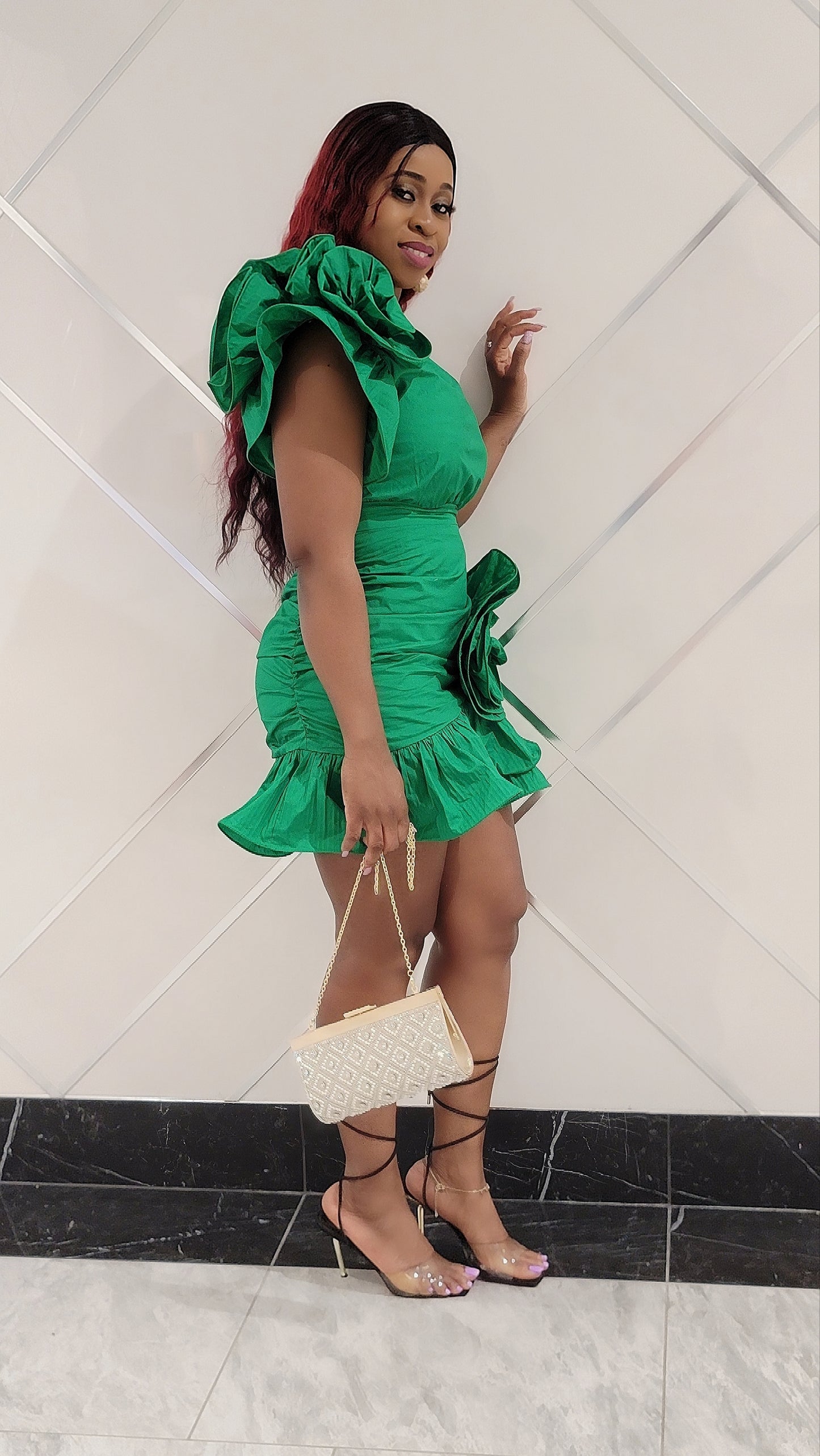 Laura Flower Corsage Dress