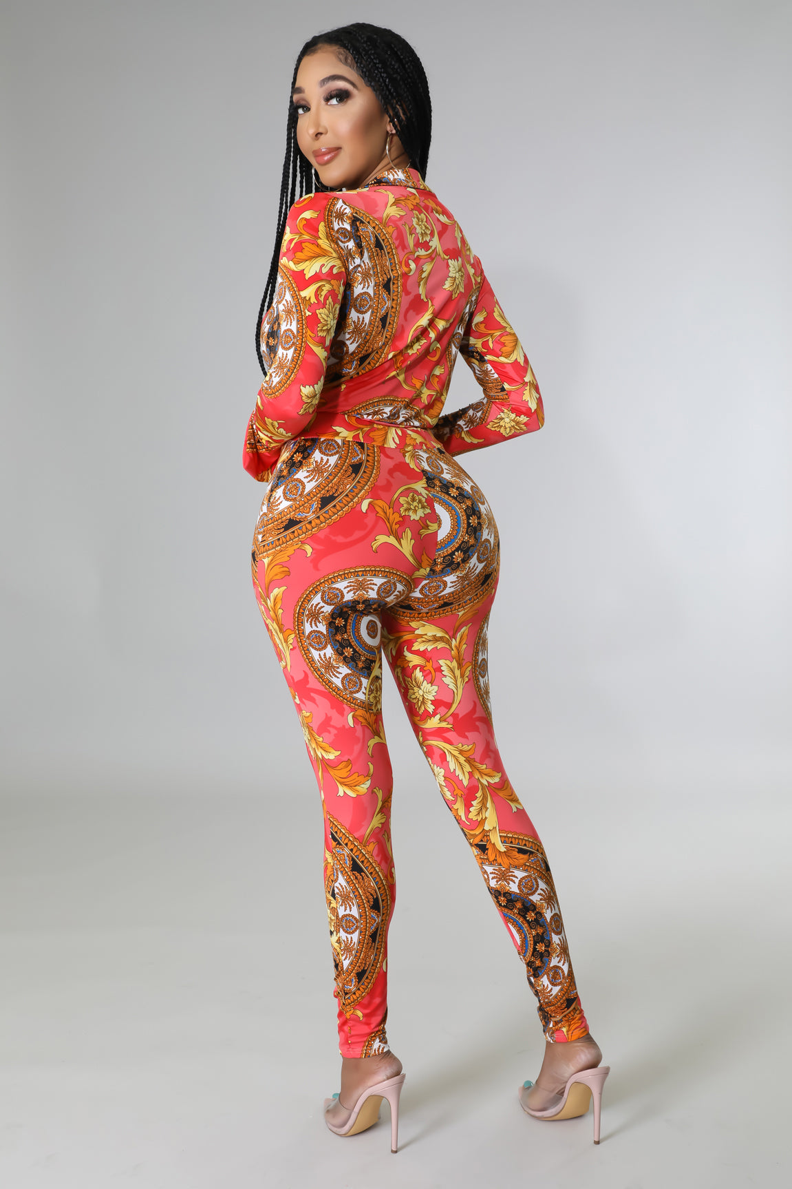 Cici Bodysuit And Leggings Set