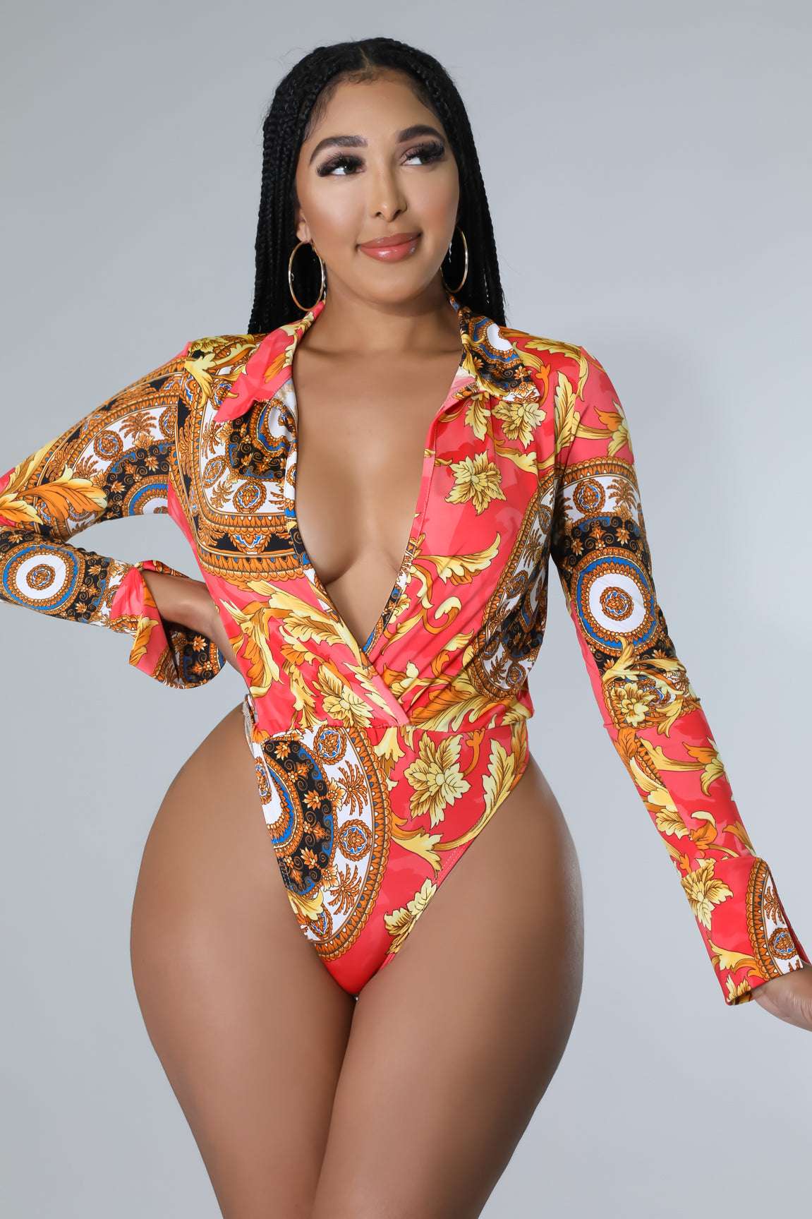 Cici Bodysuit And Leggings Set
