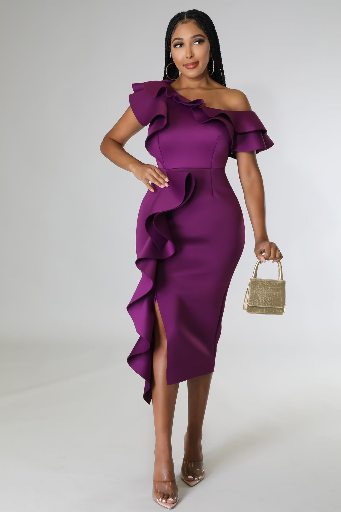 Total Diva Ruffle Dress