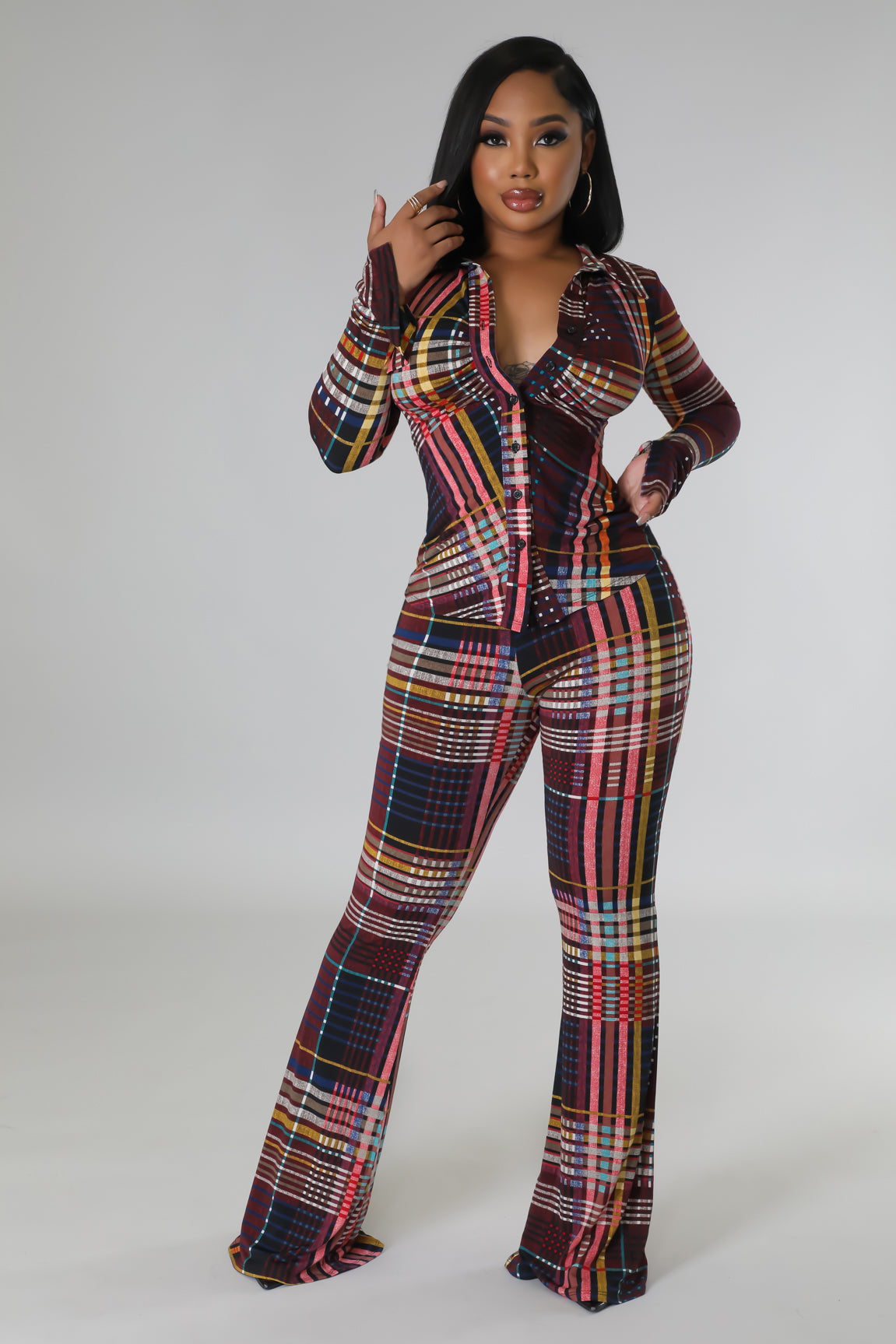 Frances Plaid 2 Piece Set