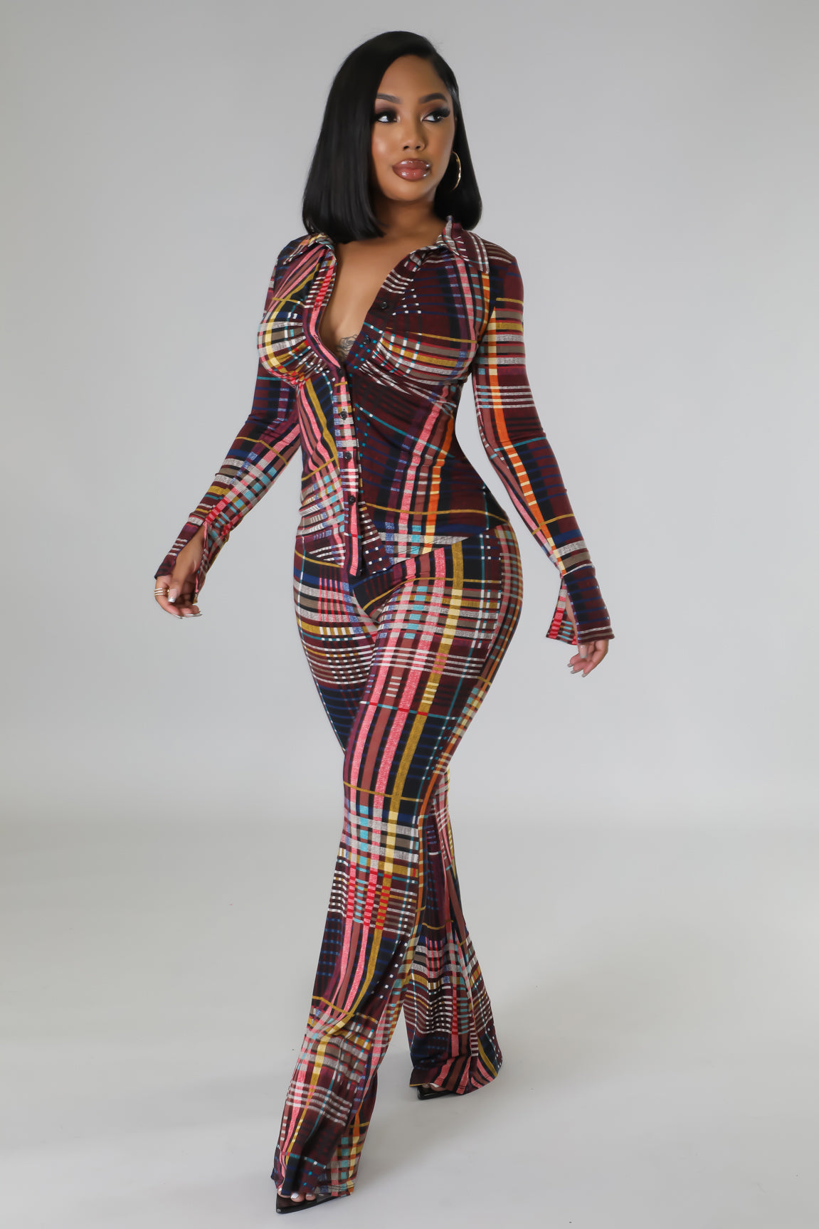 Frances Plaid 2 Piece Set