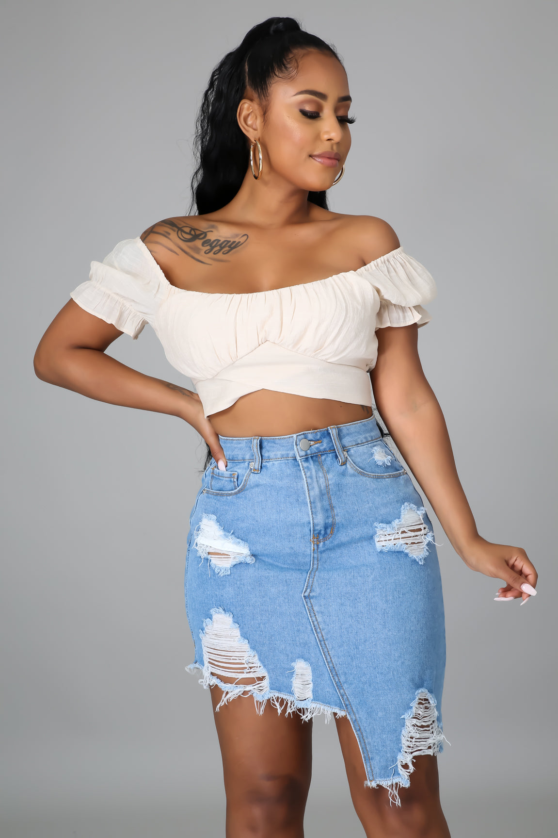Call Me Sexy Denim Skirt