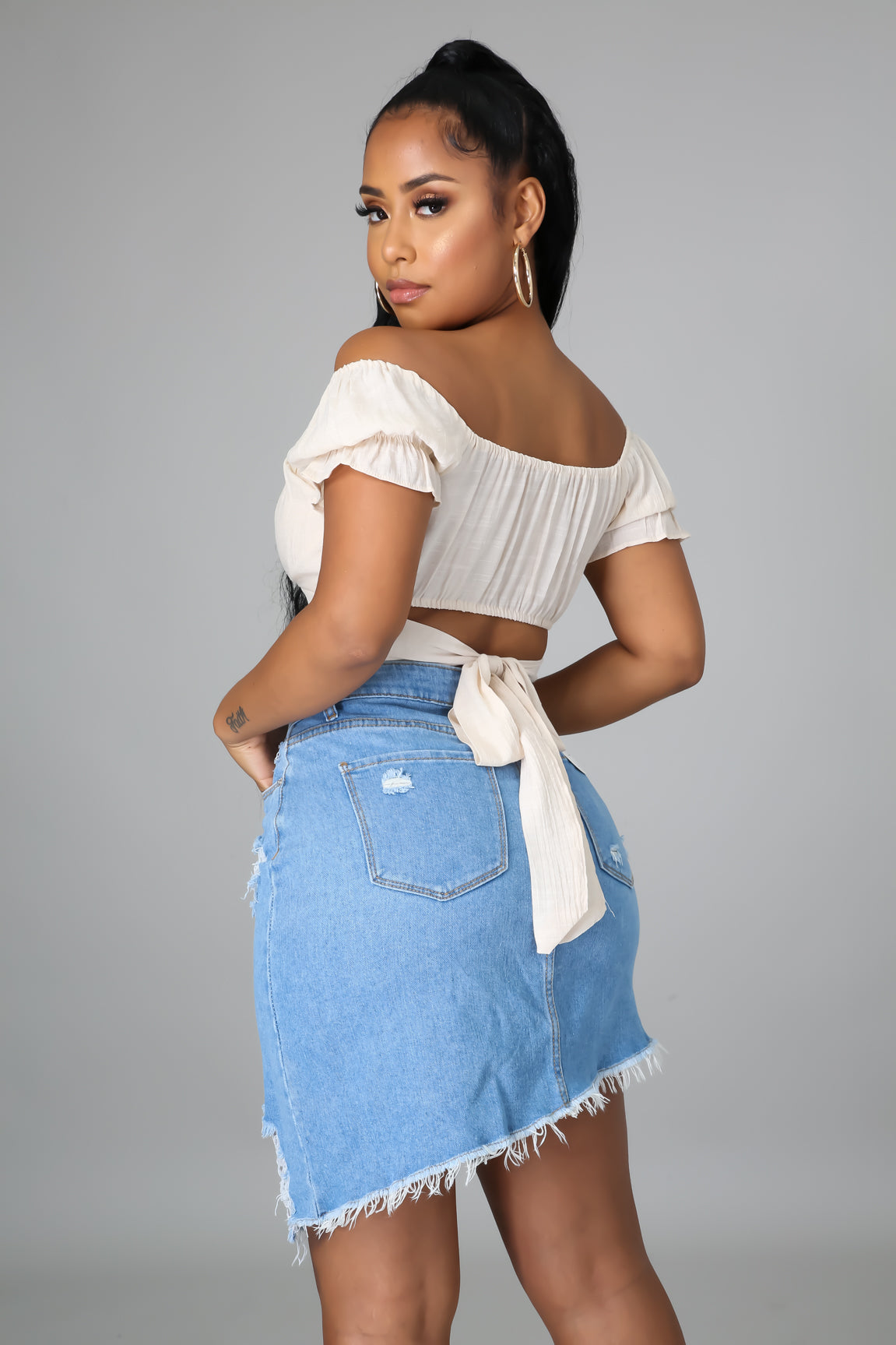 Call Me Sexy Denim Skirt