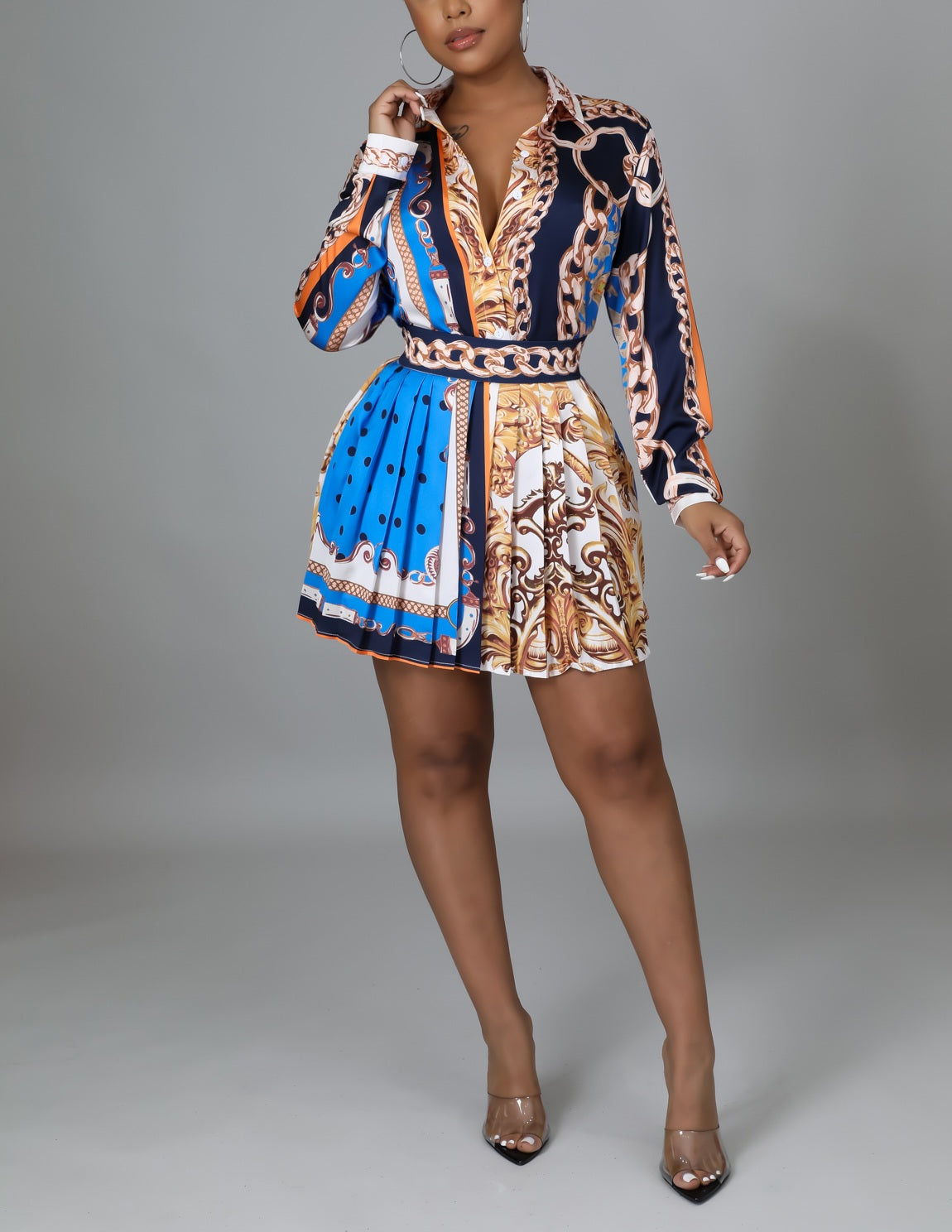 Jenny Pleated Skirt Set