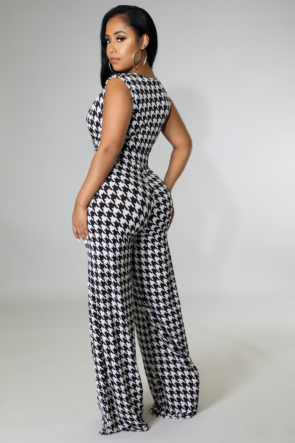 Adore Me Plaid Jumpsuit
