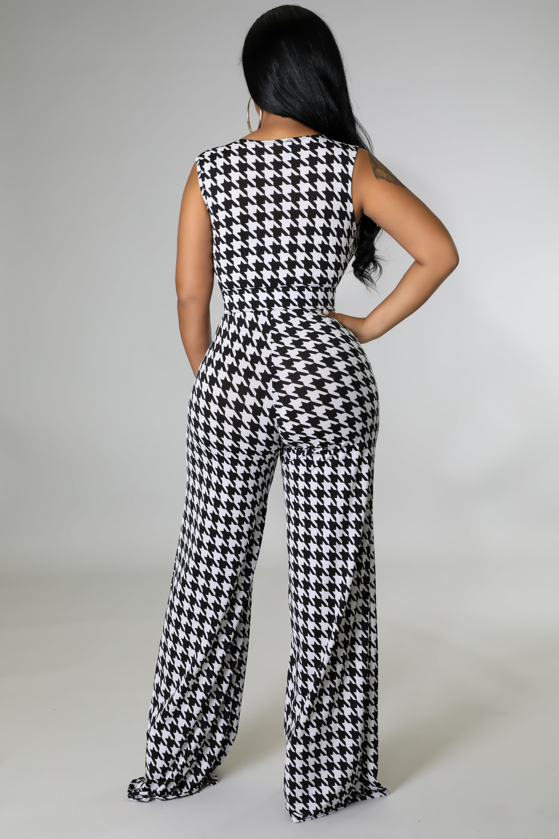 Adore Me Plaid Jumpsuit
