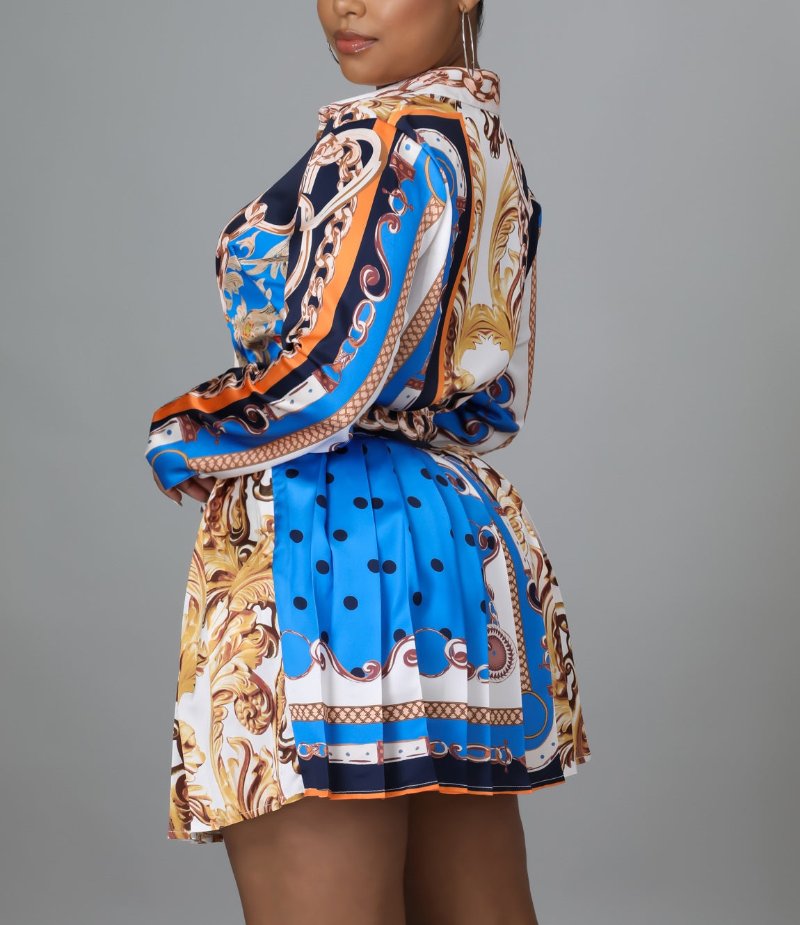 Jenny Pleated Skirt Set