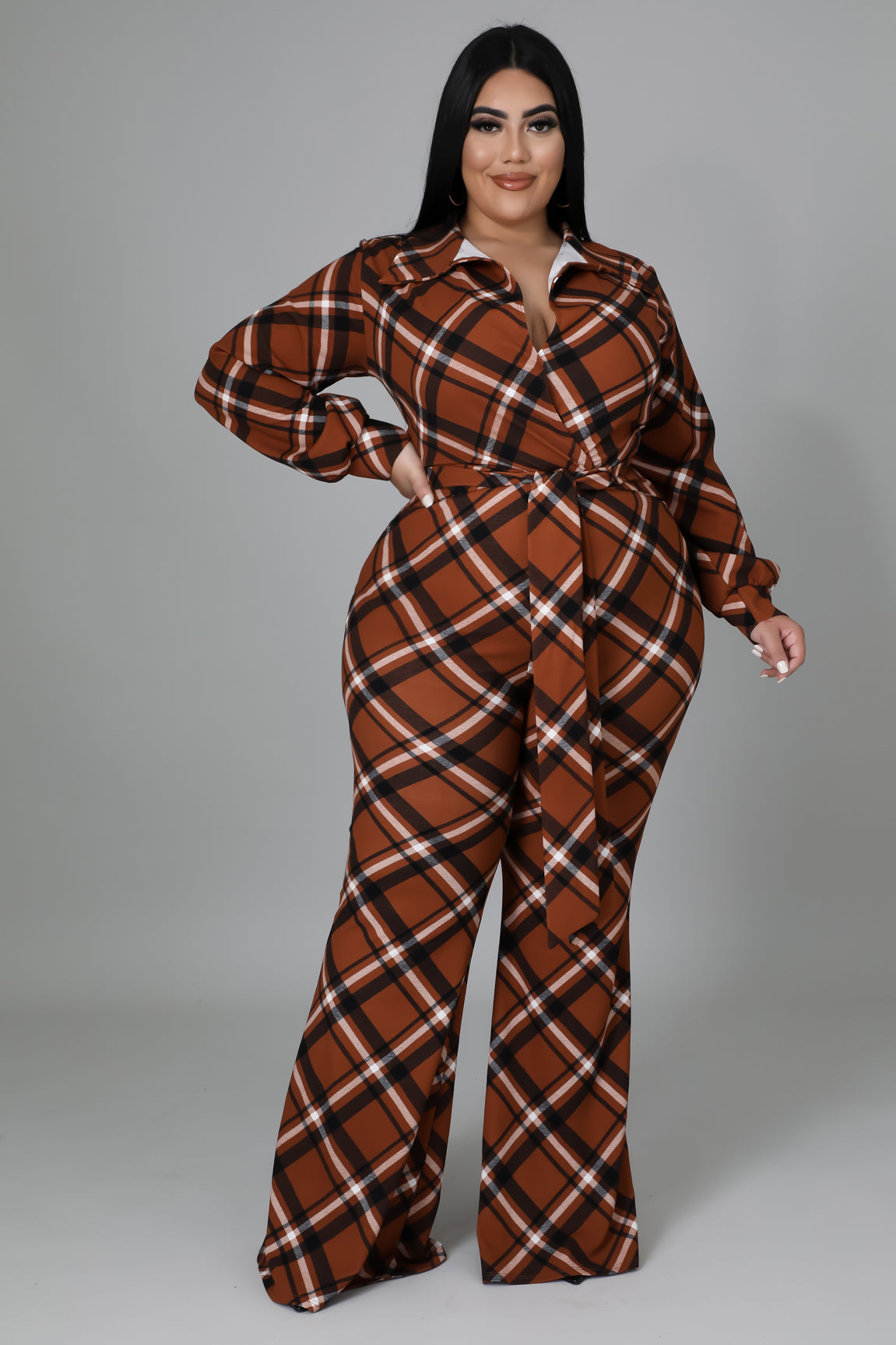 Brooklyn Plaid Jumpsuit