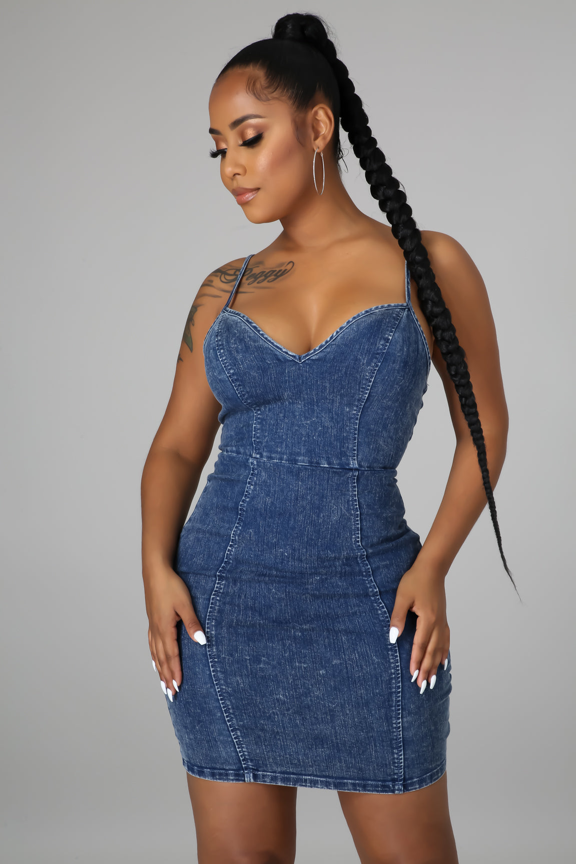 Style Babe Jean Dress