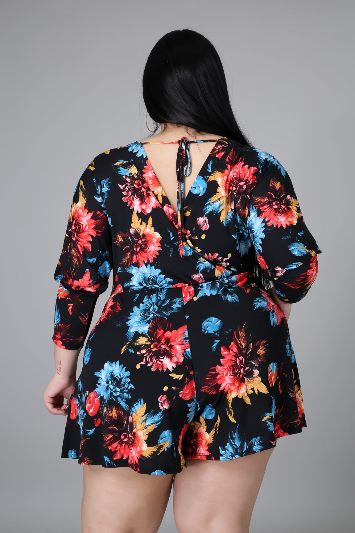 Fancy Plus Florals Romper