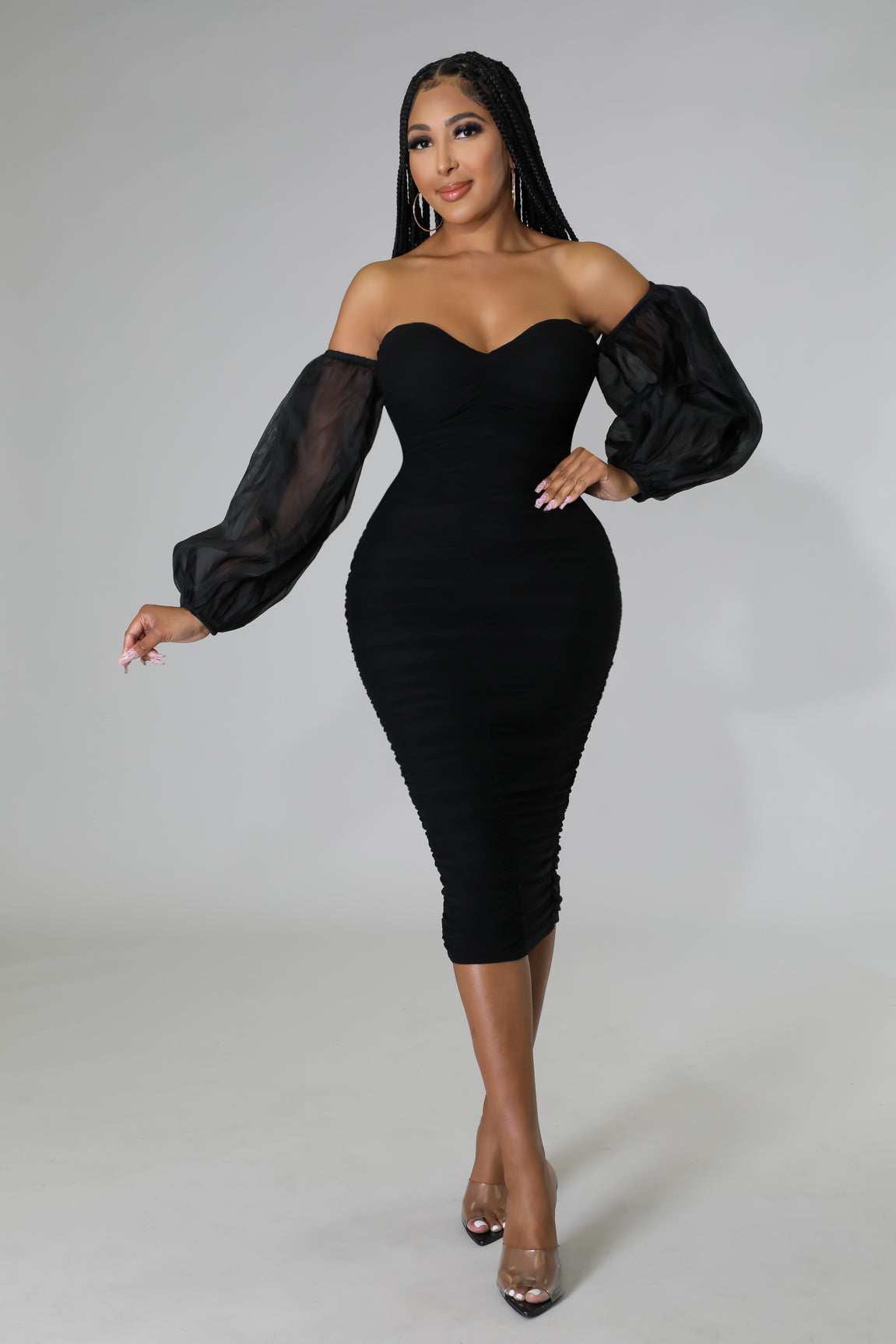Undeniably Babe Dress (Black)