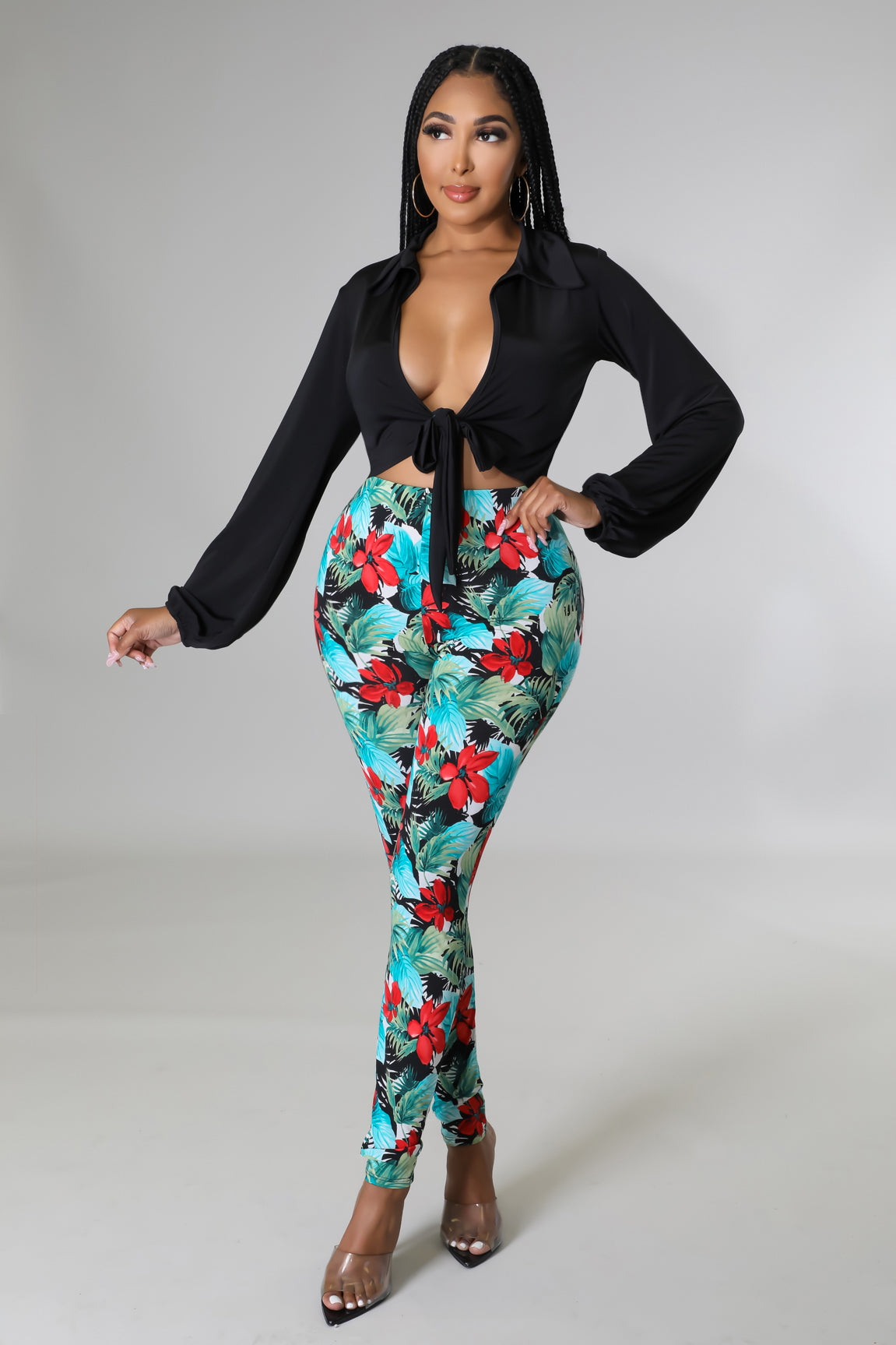 Jessy Babe Floral Set
