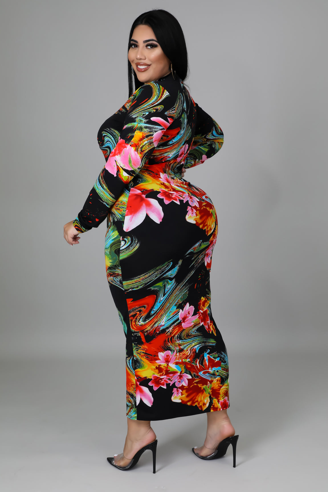 Keeping It Florals Plus Size Dress
