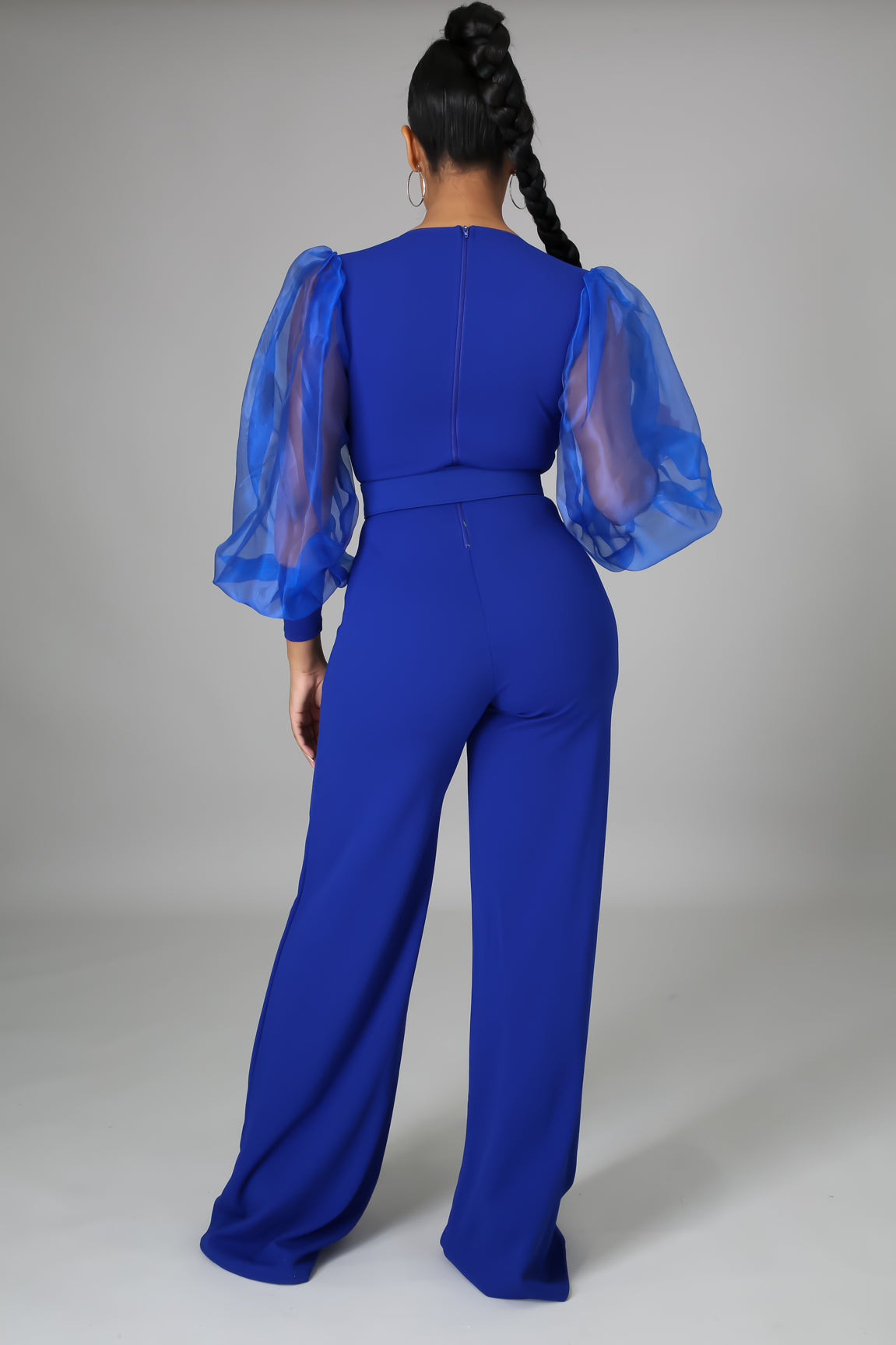 Lovely Blue Jumpsuit