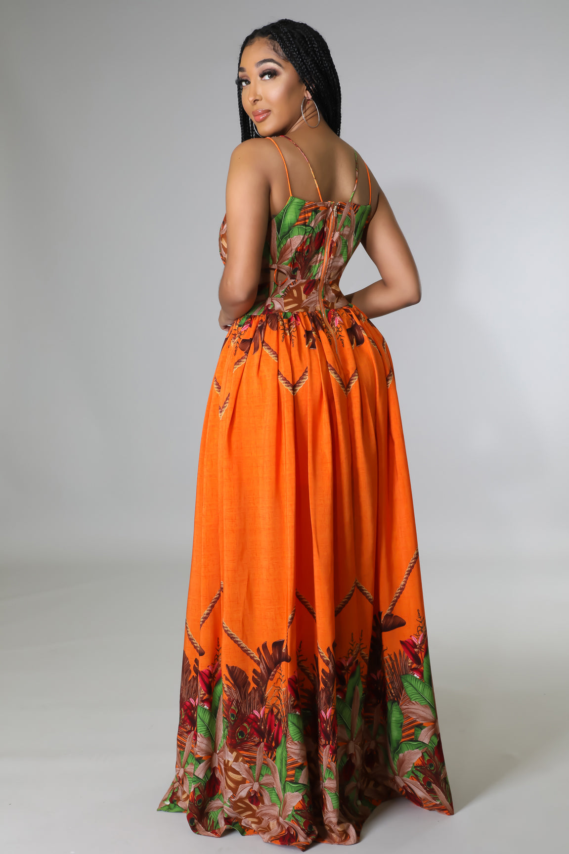 Her Majesty Dress (Orange)