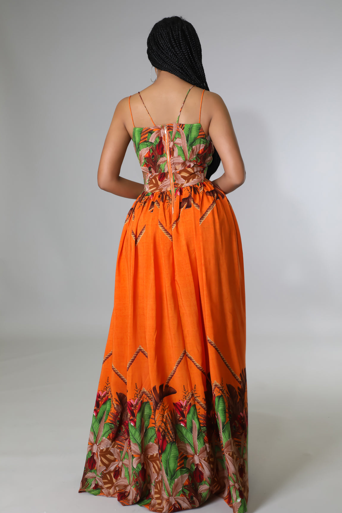 Her Majesty Dress (Orange)