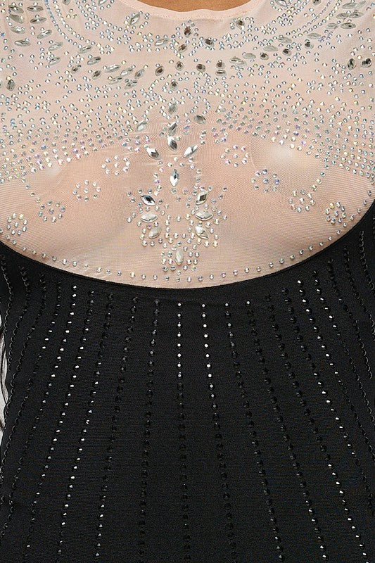 Luxury Cutie Rhinestones Dress