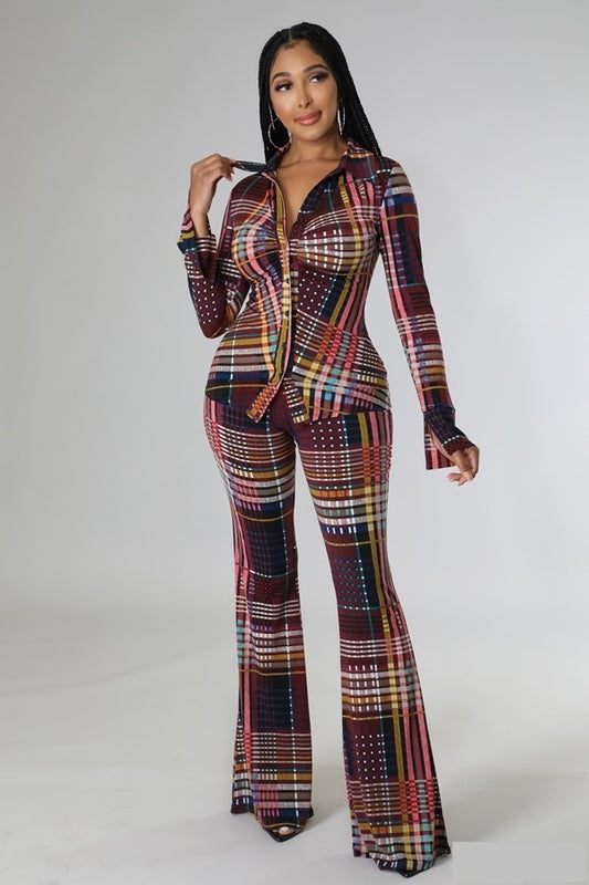 Frances Plaid 2 Piece Set