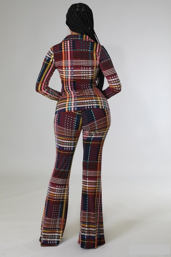 Frances Plaid 2 Piece Set
