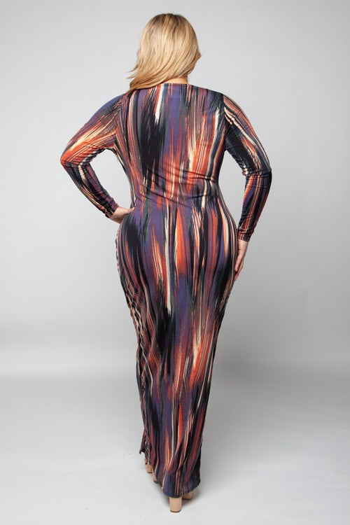 Sasha Multi Print Dress