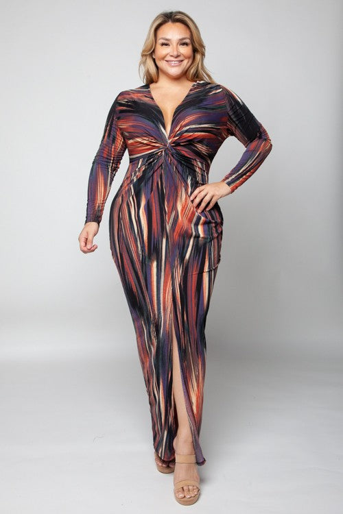 Sasha Multi Print Dress