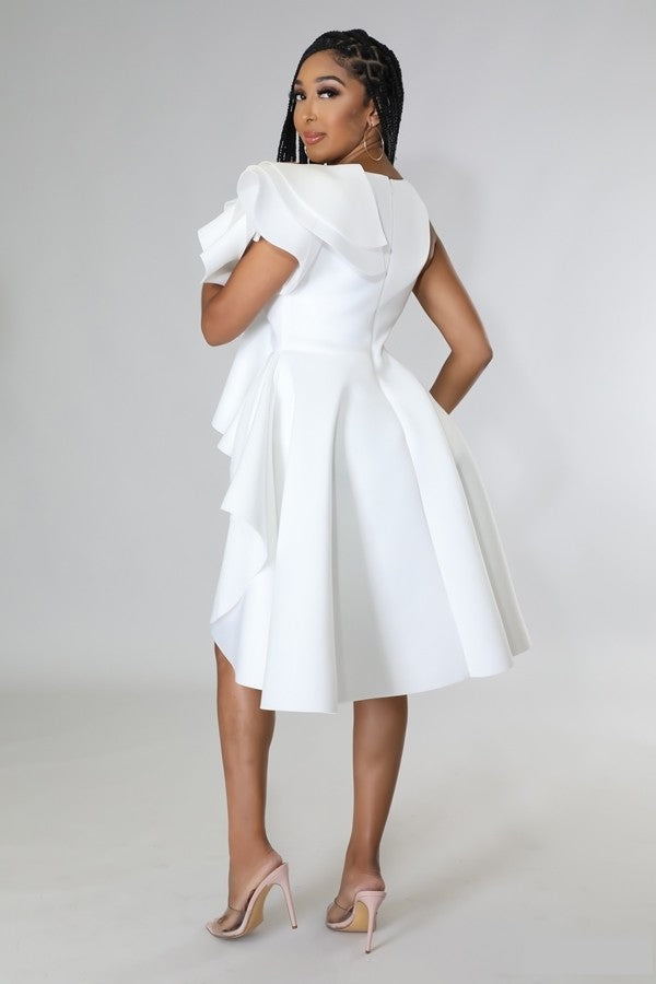 Memorable Moments Dress (White)