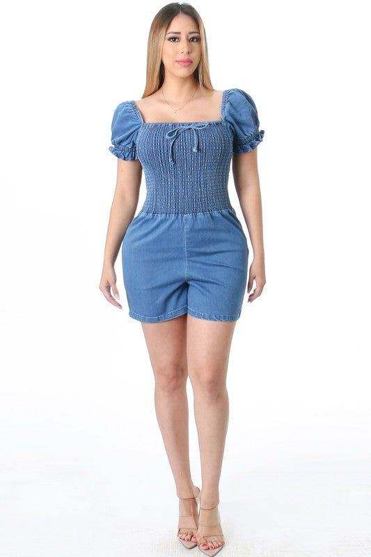 Ciana Denim Romper