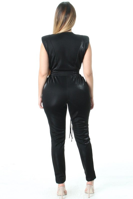 Happy Bae Jumpsuit Black