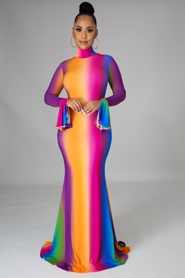 Classy Turtle Neck Dress